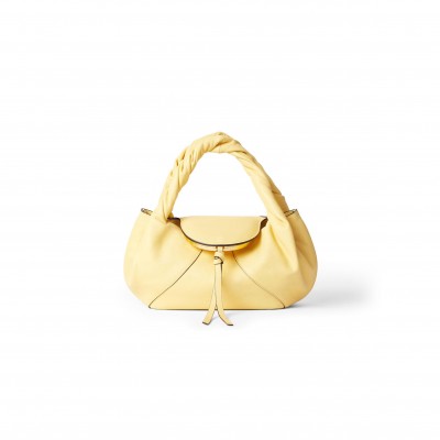 FENDI SPY SMALL YELLOW LEATHER BAG 8BR838AYCTF1NPV (32*18*12cm)